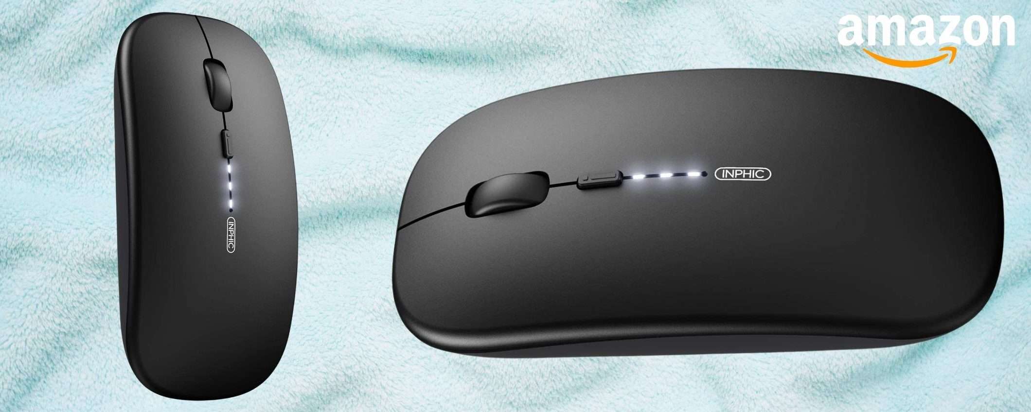 Mouse wireless? Oltre che economico, con 3 livelli DPI e silenzioso