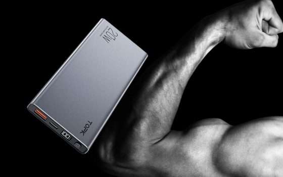 Power Bank 10000 mAh, super combinata Amazon: sconto e coupon