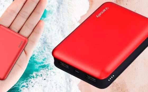 Energia nel palmo della mano con questo powerbank tascabile (14€)