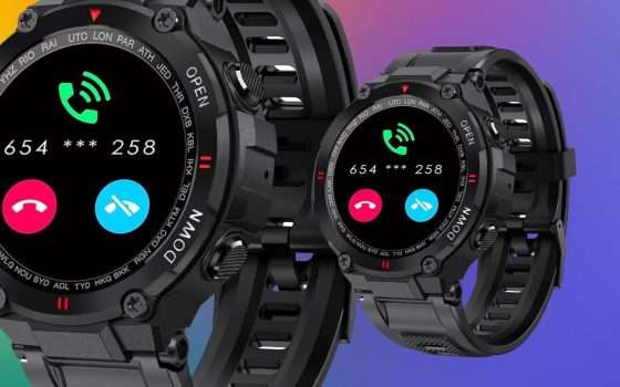 Smartwatch stile militare: uno smartphone al polso, chiamate INCLUSE