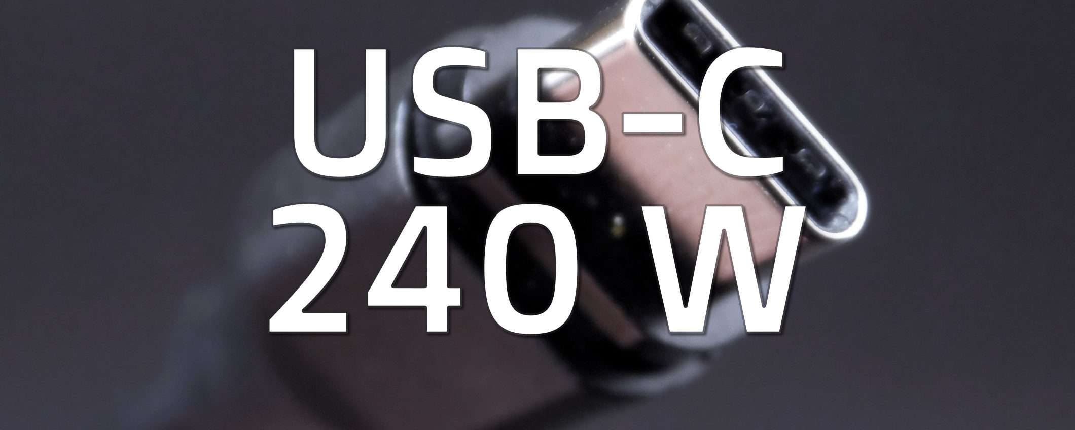 Ecco i primi cavi USB-C con ricarica a 240 W