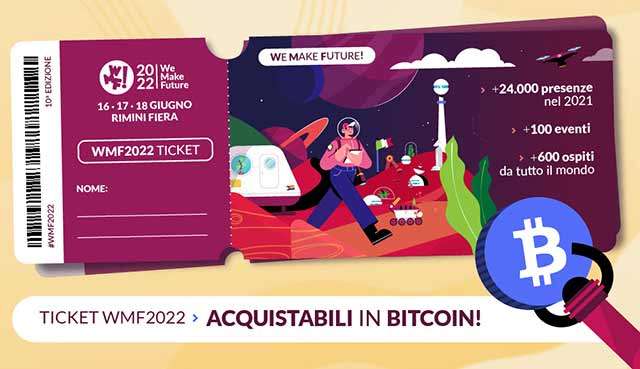 WMF: il biglietto del Festival è acquistabile in Bitcoin