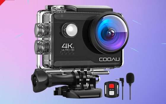 Registra le tue vacanze in 4K, action CAM da sballo (67€)