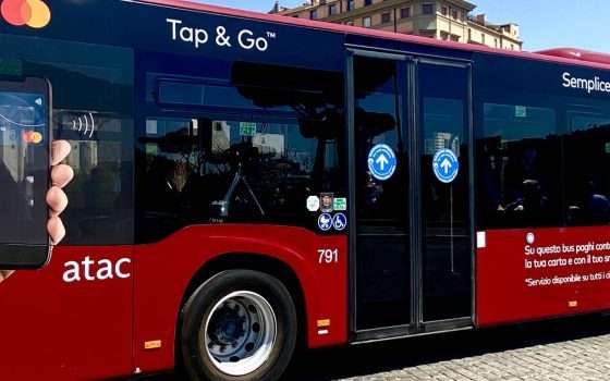 Bus Tap&Go: pagamento contactless a Roma