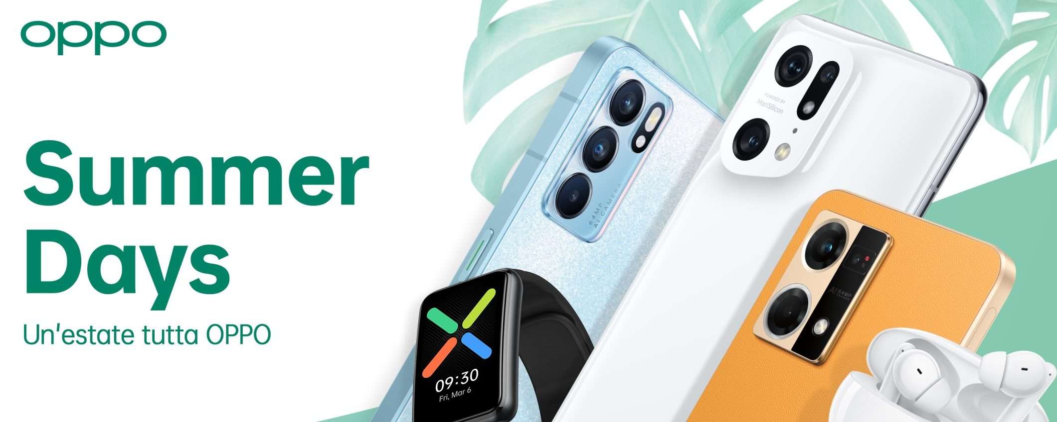 Oppo Summer Days: molti smartphone in offerta