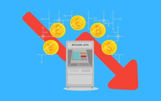 Bitcoin ATM: calano le installazioni: minimo storico a maggio