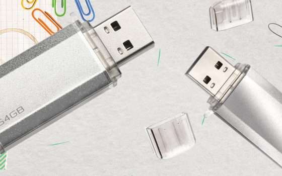 Chiavetta USB e USB C da 64 GB, super comoda e cosa poco: 7€