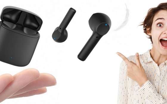 Cuffie Bluetooth come le AirPods ma a meno di 30 euro