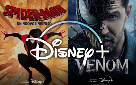 Spider-Man: Un nuovo universo e Venom in arrivo su Disney+