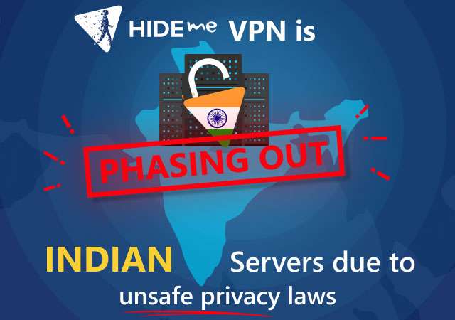 La VPN di hide.me sta per spegnere i server localizzati in India