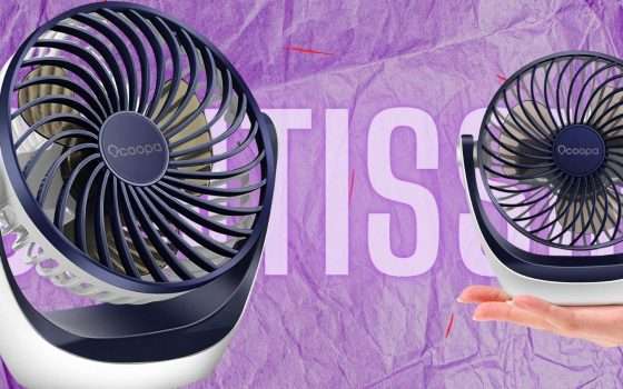 Fresco IMMEDIATO con questo MINI ventilatore USB da scrivania