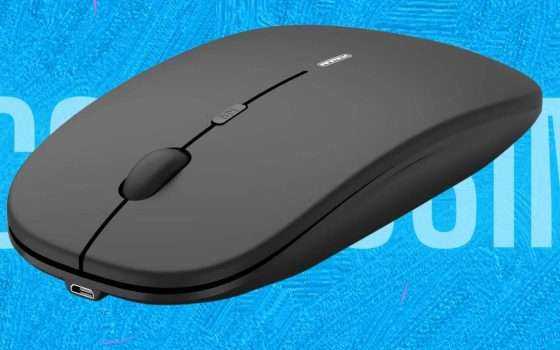 Mouse wireless silenzioso e ricaricabile, il prezzo è un REGALO