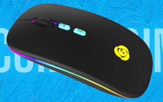 Mouse wireless? Bluetooth e USB con 3 livelli DPI a 10€ su Amazon