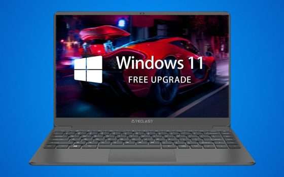 Su questo PC portatile con Windows 11 hai 110€ di sconto con un coupon