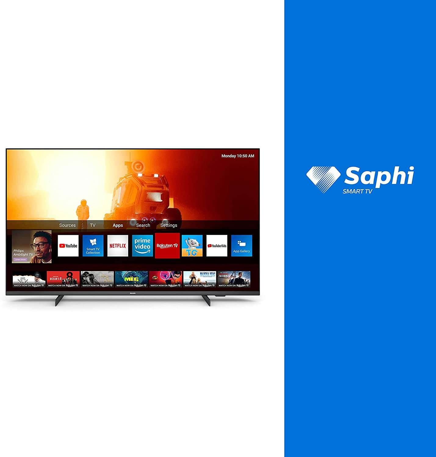 Smart TV 4K HDR Philips offerta Amazon