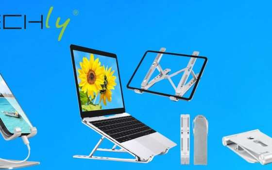 Supporti per PC, smartphone e tablet da scrivania: le proposte di Techly