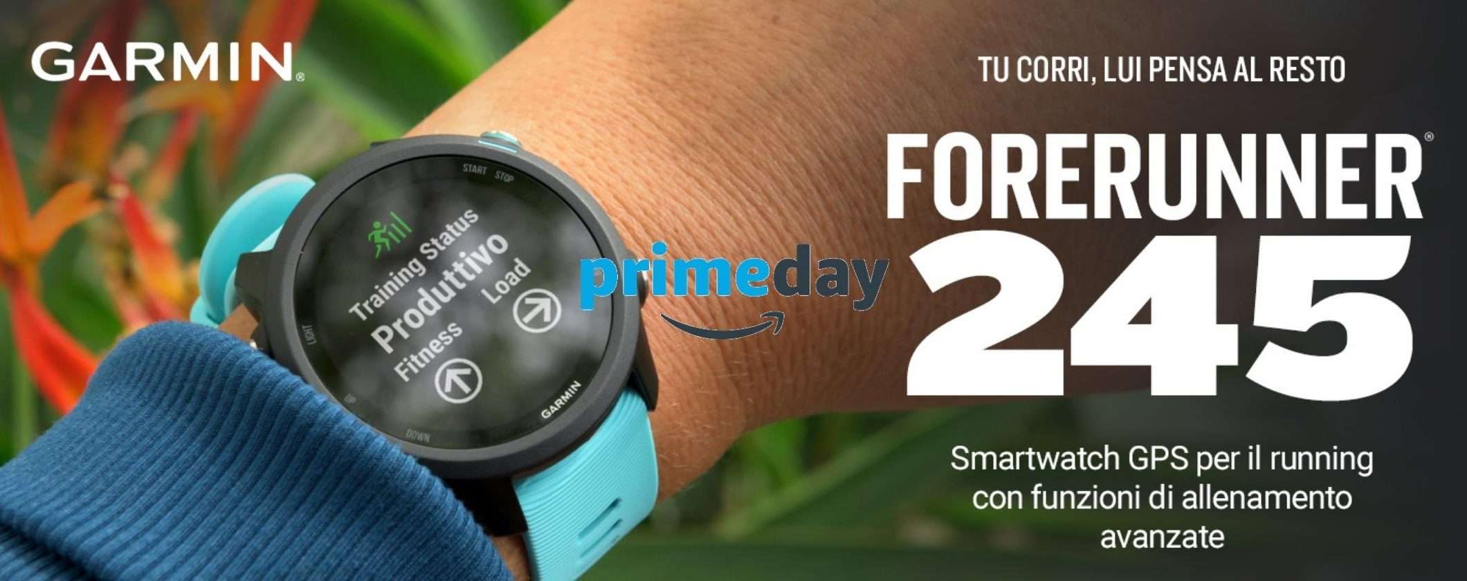 Garmin Forerunner 245: risparmia 130€ al Prime Day