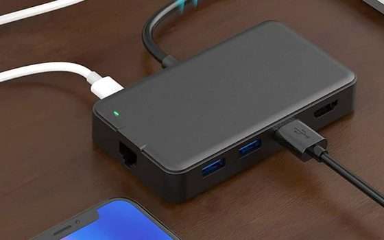 Hub USB-C 7-in-1: sconto 50% al Prime Day