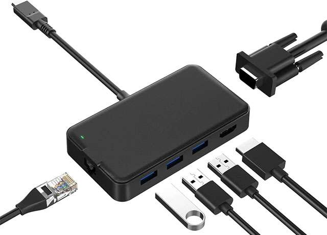 Lo hub USB-C 7-in-1 di Floomp