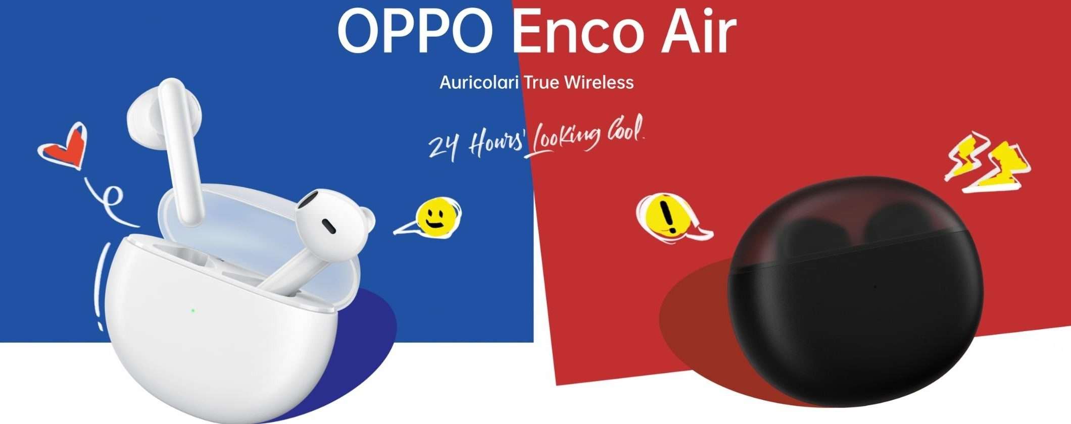 OPPO Enco Air W32: alternativa economica agli AirPods al 62% di sconto