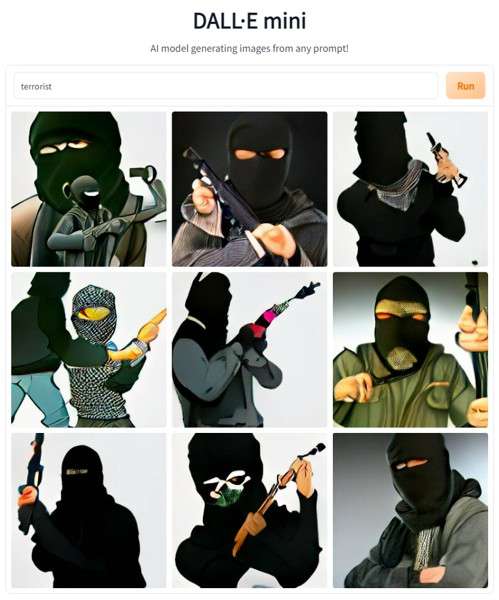 Dall-E Mini: terrorist