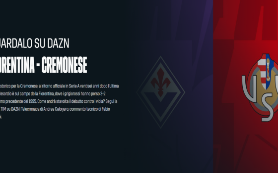 Fiorentina-Cremonese (Serie A): come vederla in streaming