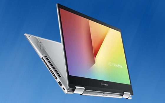 ASUS VivoBook Flip, ideale per studio e lavoro: 250€ di sconto su Amazon