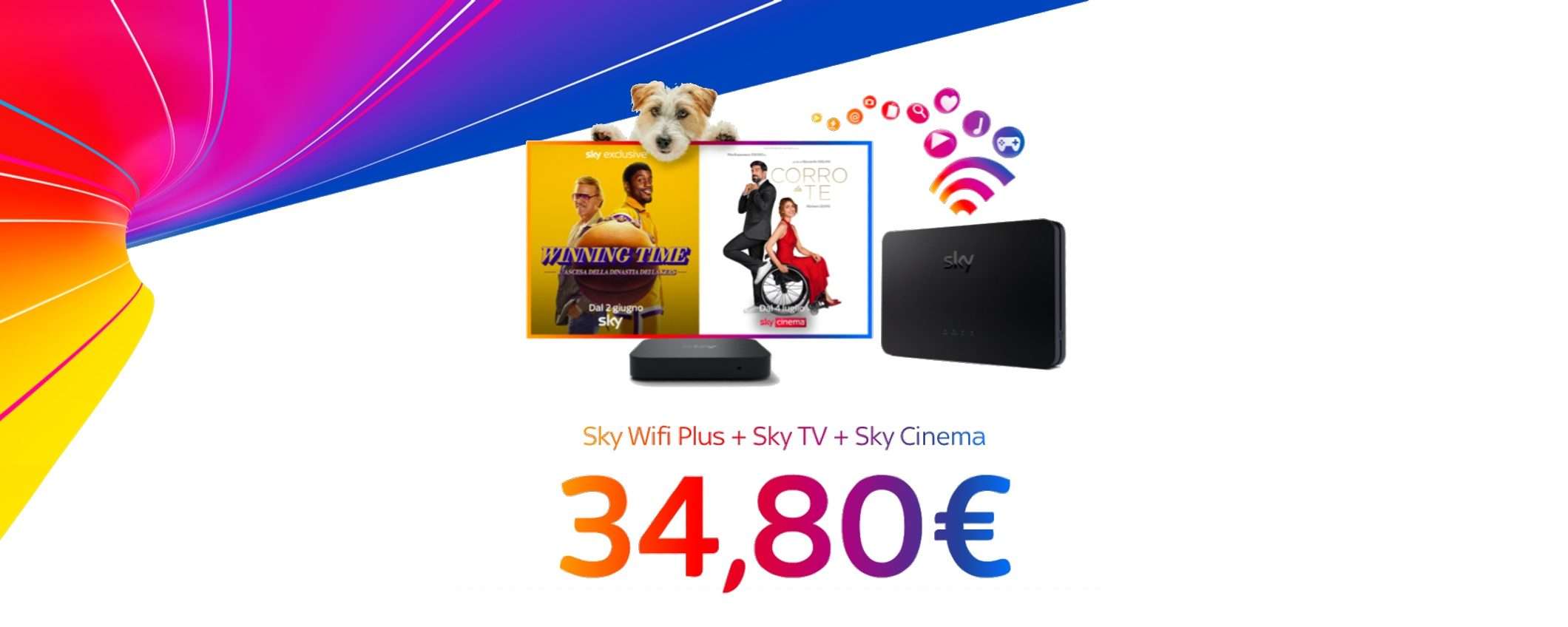 Special Week: Sky Wifi + TV + Cinema a soli 34,80€