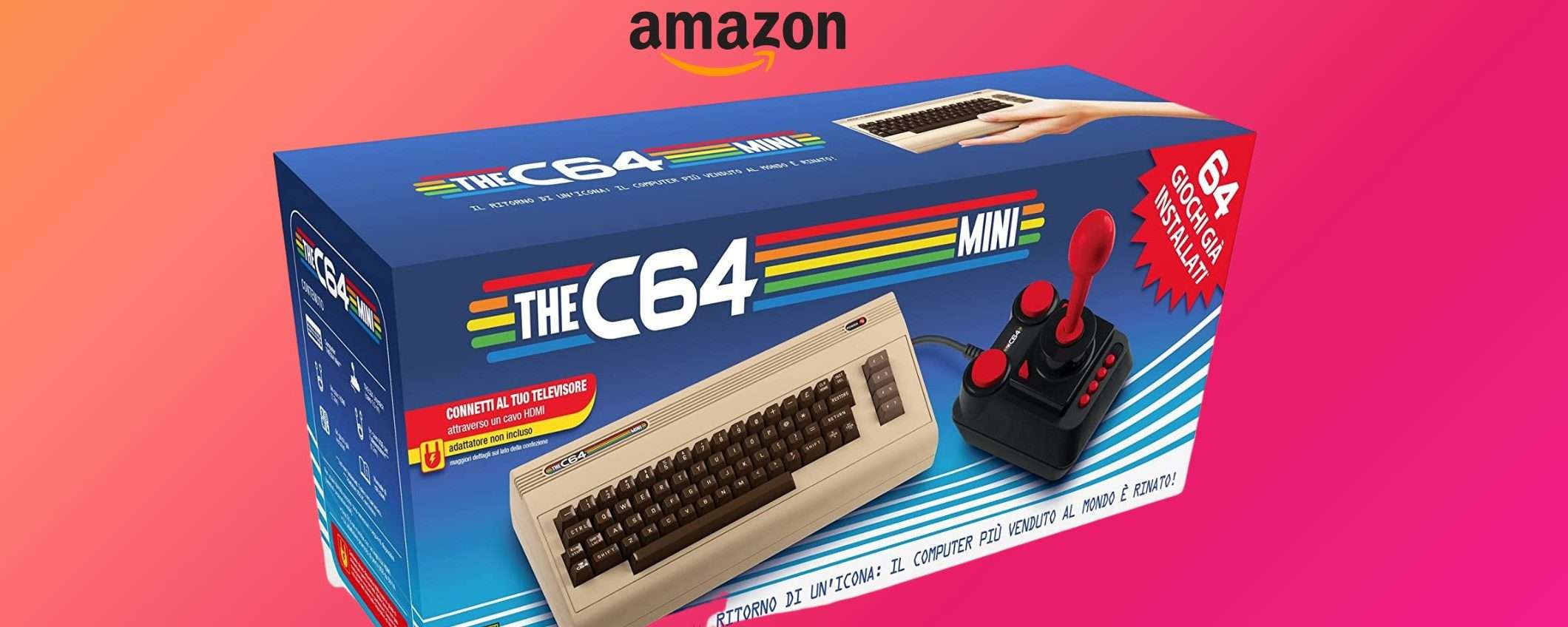 C64 Mini in offerta: un pezzo di storia ad un prezzo super su Amazon