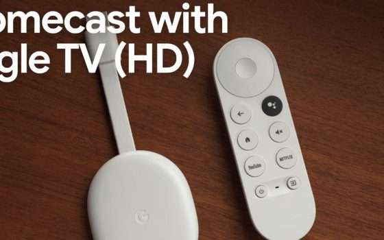 Chromecast con Google TV: arriva la versione HD