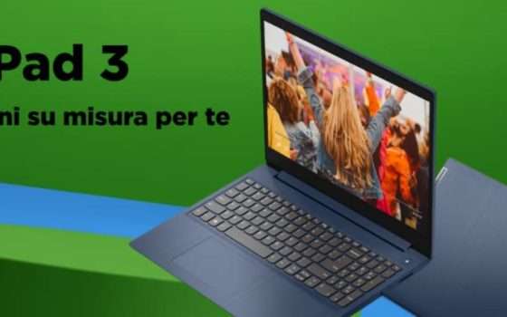 Lenovo IdeaPad 3, notebook con i5 in offerta a meno di 450€