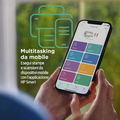 Stampante multifunzione HP smartphone