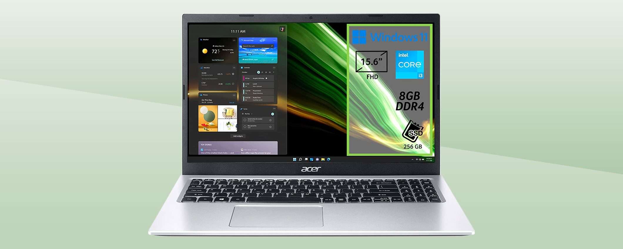 Acer Aspire 3 con Intel Core 11th: risparmi 200€