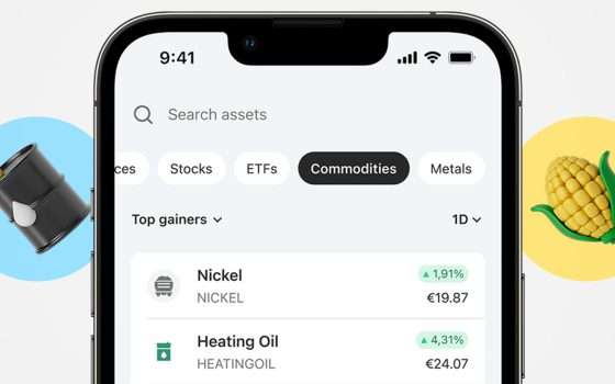 Bitpanda Commodities: investi nelle materie prime