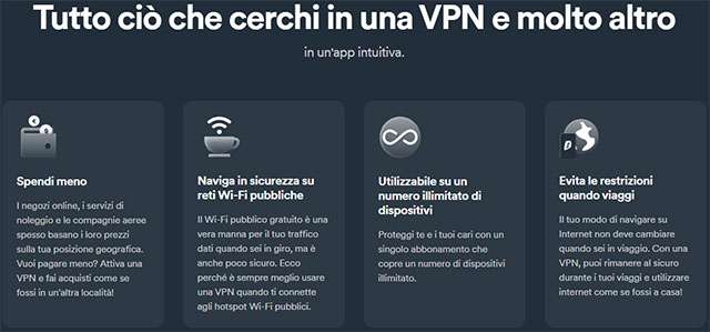 Tutti i vantaggi offerti dalla VPN di Surfshark