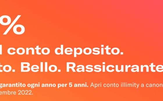 illimity: Conto Deposito con interessi fino al 4%