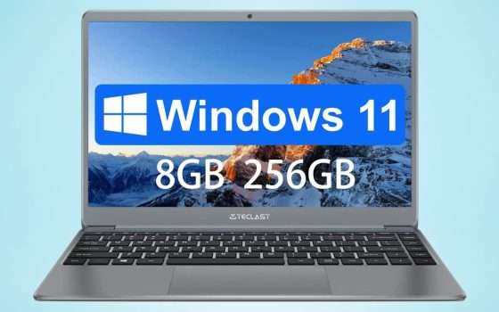 Questo laptop con Windows 11 ha un SUPER SCONTO e lo paghi pochissimo