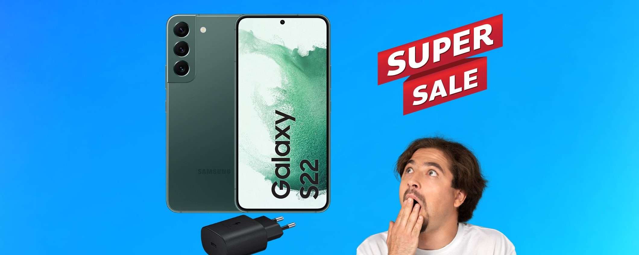 Samsung Galaxy S22: FOLLIA AMAZON, risparmi ORA più di 260€