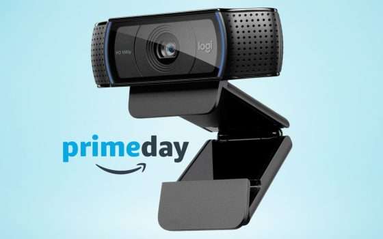 Webcam Logitech C920 HD in offerta lampo esclusiva Prime: risparmi 54€