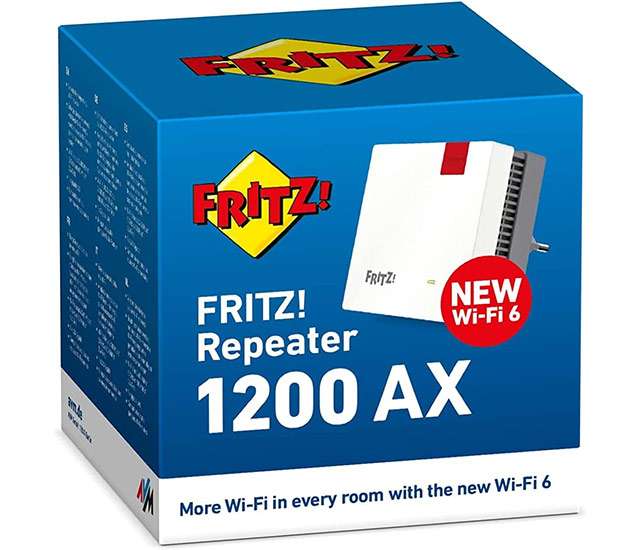 Il ripetitore Wi-Fi modello Fritz!Repeater 1200 AX di AVM