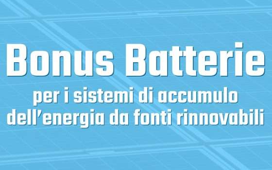 Bonus Batterie: come funziona e come ottenerlo