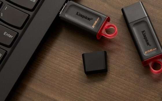 Chiavetta USB Kingston 128GB: tanta capienza e super RISPARMIO