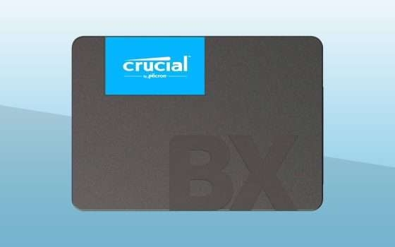 SSD Crucial da 1TB: sconto 29% oggi su Amazon