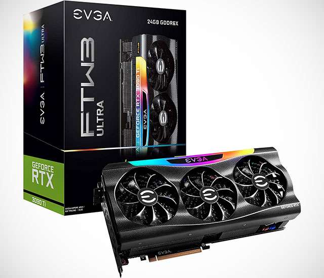 La scheda video EVGA GeForce RTX 3090 Ti FTW3 ULTRA