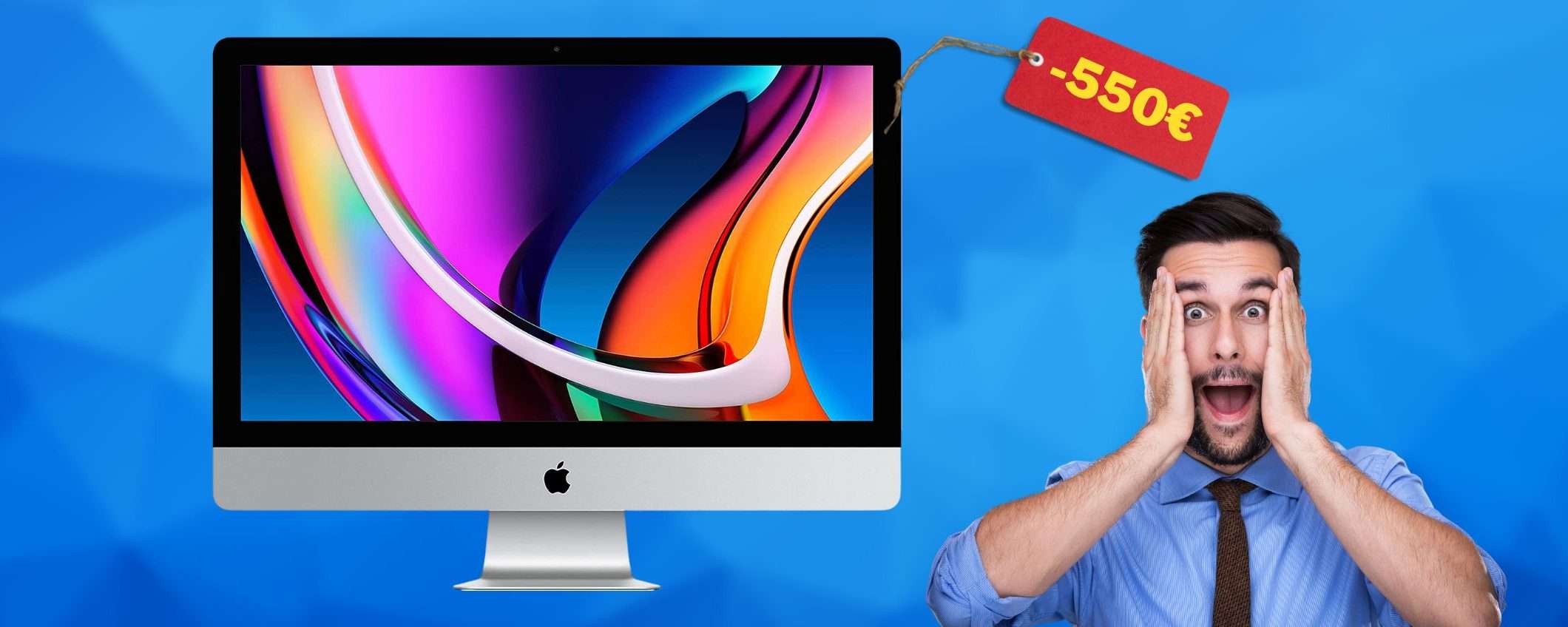 Questo iMac 2020 con 550€ di sconto sta andando a RUBA su Amazon