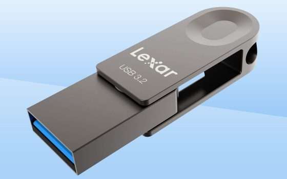 Prime Day ottobre: sconto su pendrive 128GB Lexar (USB 3.2)