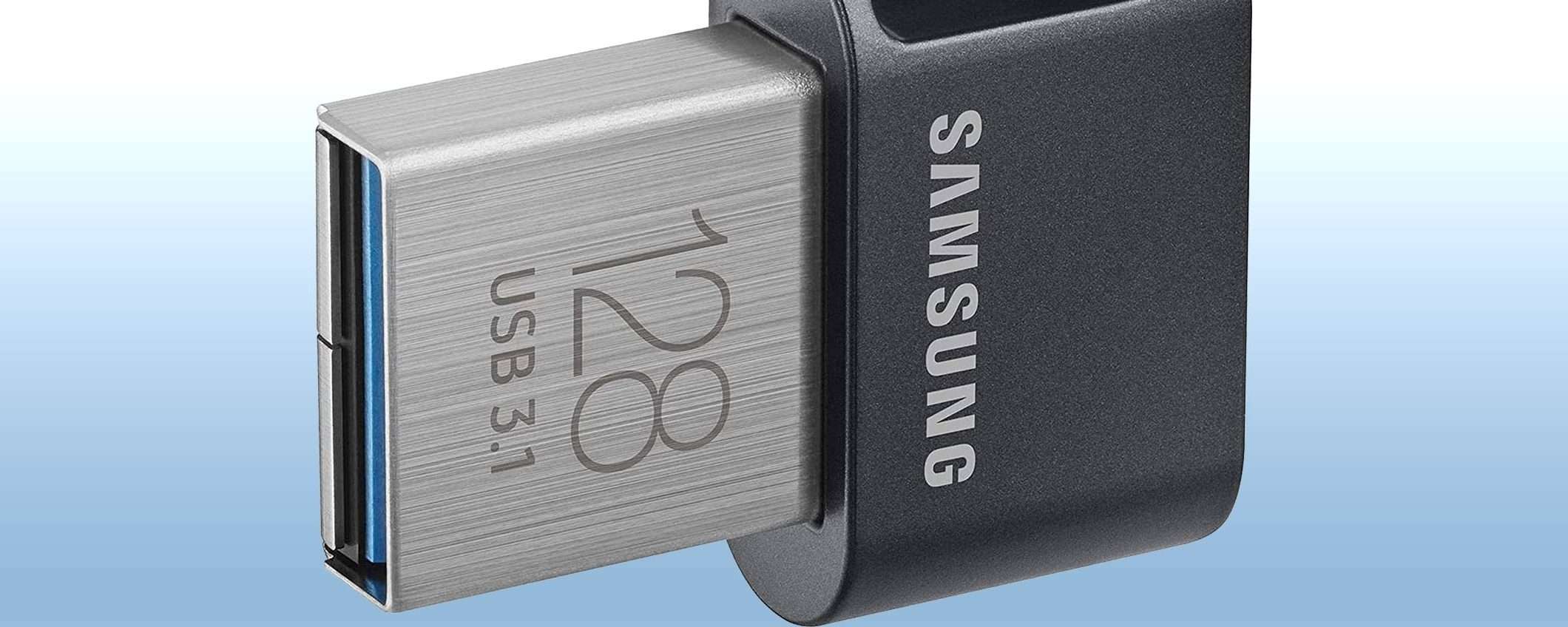 Offerte Esclusive Prime: Samsung, Flash Drive 128 GB in sconto