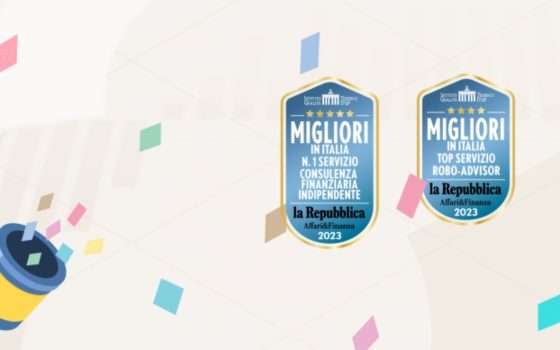 Moneyfarm premiato “Miglior Consulente Finanziario Indipendente d’Italia”.