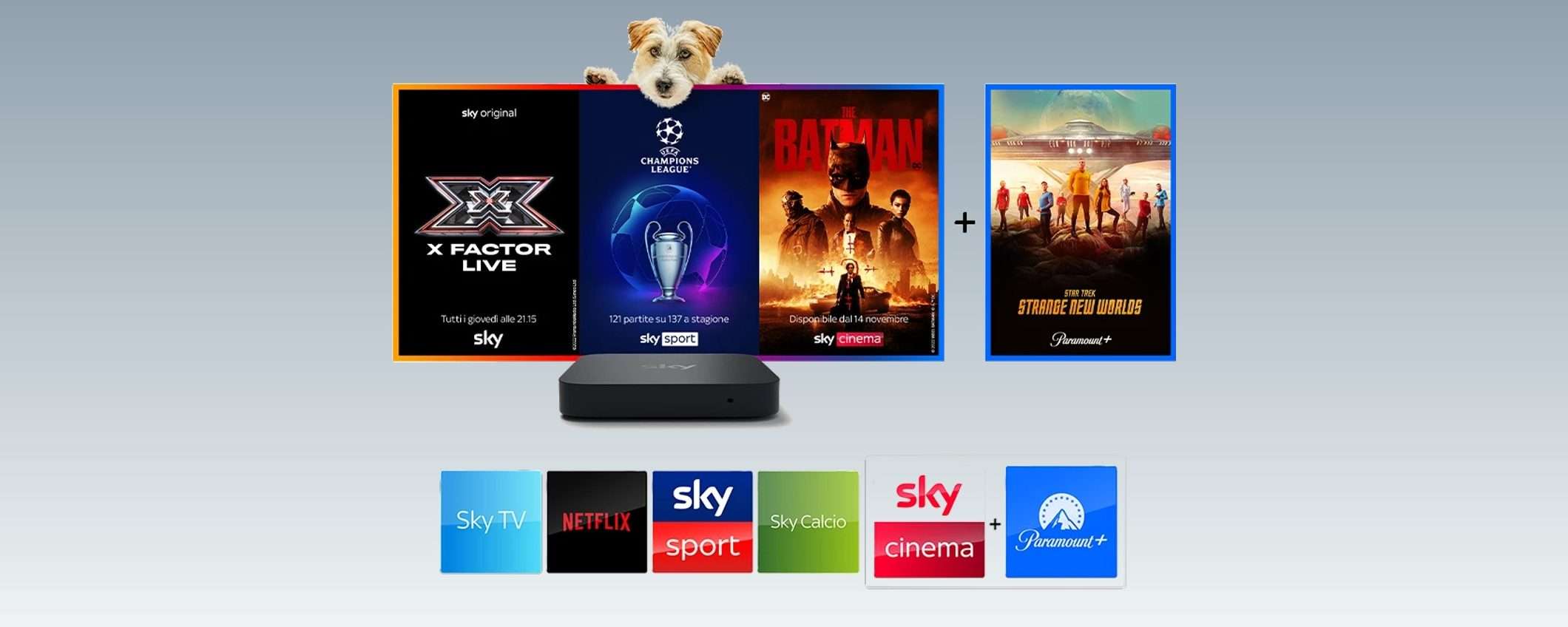 PROVA Sky con Paramount+ e Netflix a soli 9€