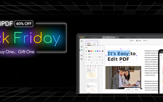 Modificare facilmente i PDF con UPDF PDF Editor (40% sconto)